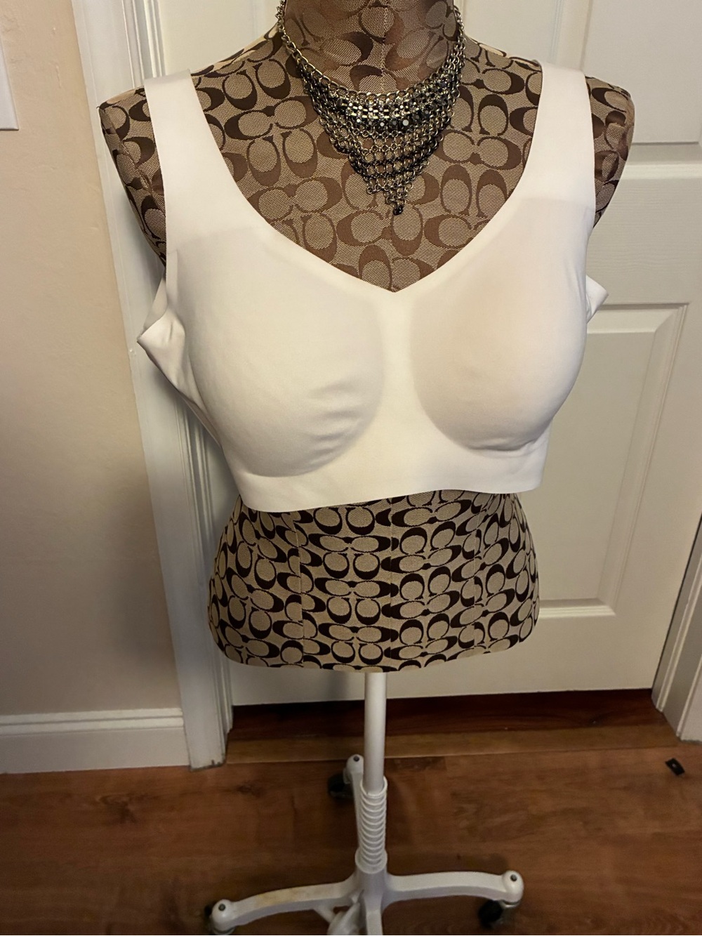 Honeylove White Seamless Wireless Bra